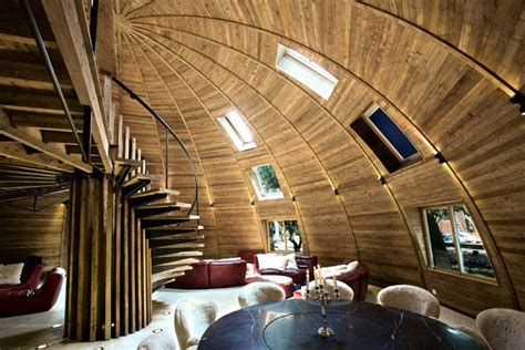 Home builders buyers' guide | see what's inside this earth dome. Amazing Dome Home Made from Reclaimed Wood, China