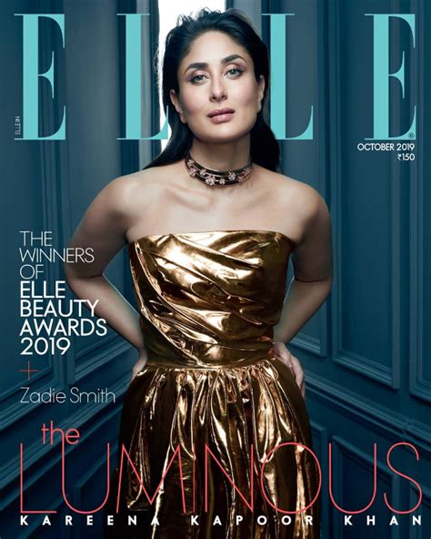 Lo And Behold Kareena Kapoor Khan Dazzles In Stunning Metallic Gown On Elle India Cover