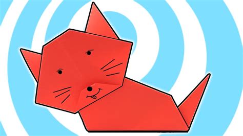 The end result is a really nice looking cat! Easy Origami Paper Cat ( Kids Instructions) - YouTube