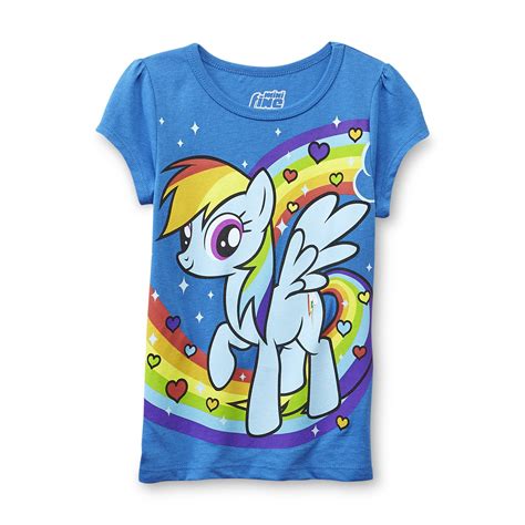 My Little Pony Girls Graphic T Shirt Rainbow