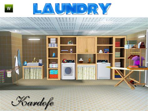 The Sims Resource Kardofe Laundry Laundry Basket