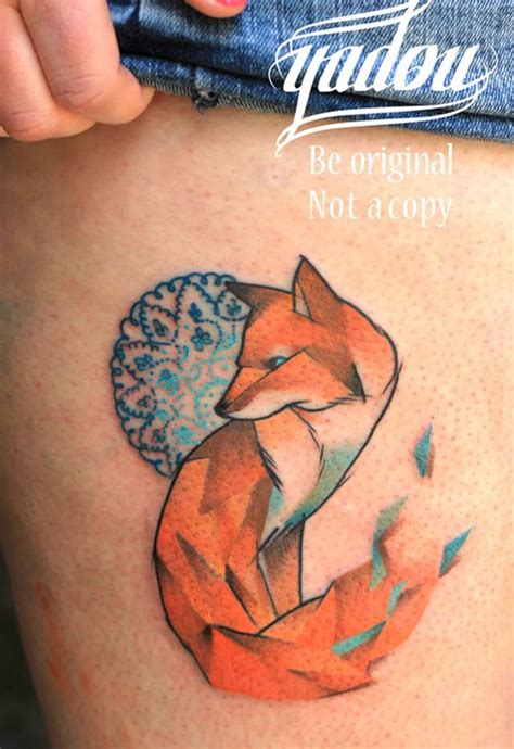 50 Examples Of Vibrant Fox Tattoo Designs Art And Design