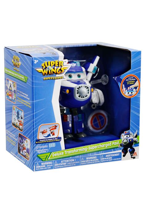 Super Wings Deluxe Transforming Supercharge Paul