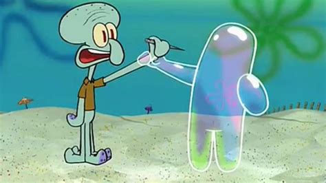 Bubbly Buddy From Spongebob Looks Like Among Us Crewmate Things That