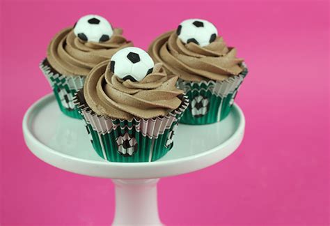 Football Cupcakes - Cakey Goodness