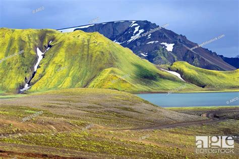 Kylingavatn Near Landmannalaugar Iceland Stock Photo Picture And