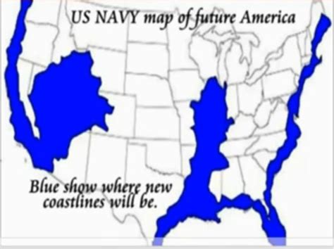 US Navy Map of Future America