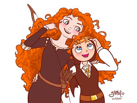 Merida And Sister Claire By Yamino On Deviantart
