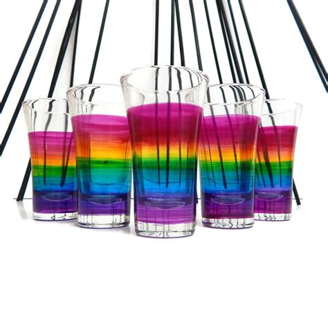 Rainbow Shot Glass Personalised Party Ts For All Etsy