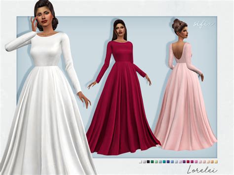 Lorelei Dress By Sifix From Tsr Sims 4 Downloads