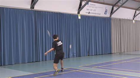 Borst How To Play A Fake Backhand Clear Badminton Trickshots 1