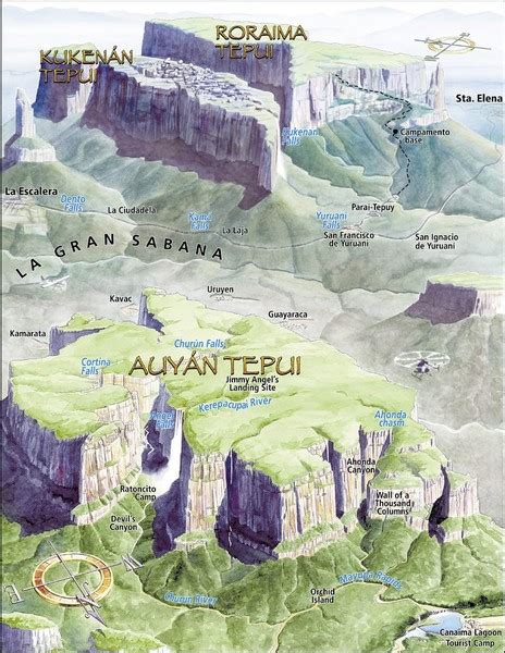 Angel Falls Map
