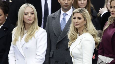 Ivanka Tiffany Trump Are Mirror Images In White On Inauguration Day