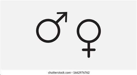 Gender Icon Female Male Sex Icon Stock Vector Royalty Free 1662976762 Shutterstock