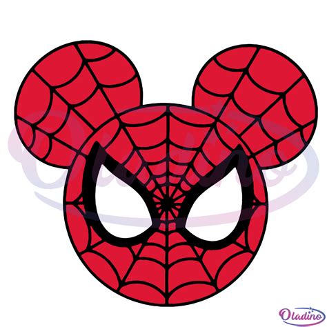 Mickey Mouse Spiderman Svg Digital File Disney Svg