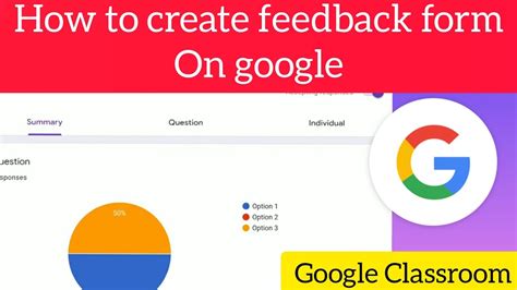 How To Create Feedback Form On Google Feedback Form For Online Class