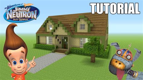 Minecraft Tutorial How To Make Jimmy Neutrons House Jimmy