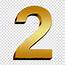 Gold Number 2 Marquee Illustration  Formats Computer