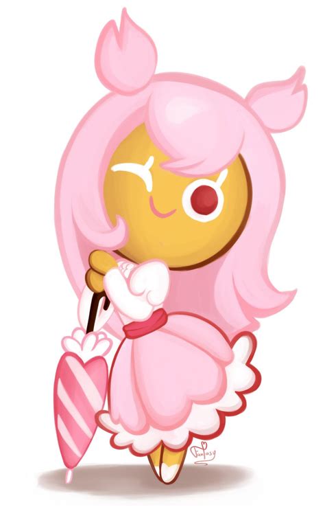 Cookie Run Cherry Blossom Cookie Fanart Cookie Run Blossom