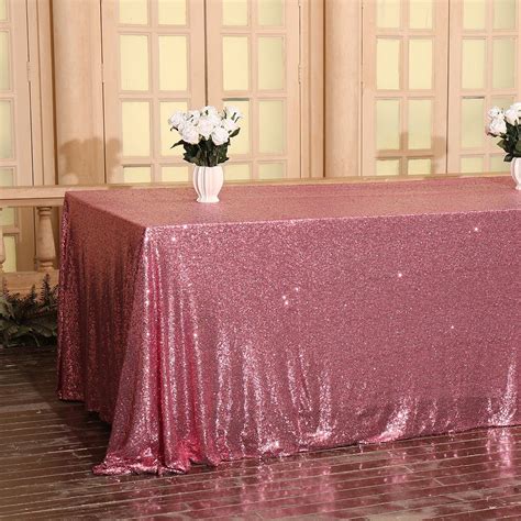 They add a colorful theme to any special event and make clean up afterwards a breeze. 3E Home 60x102 Sequin Tablecloth for Wedding Bridal Shower ...