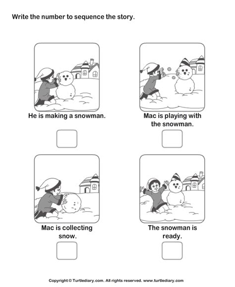 Sequencing Events Worksheets For Grade 1