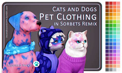 The Sims 4 Cats And Dogs Get Clothes Inputio