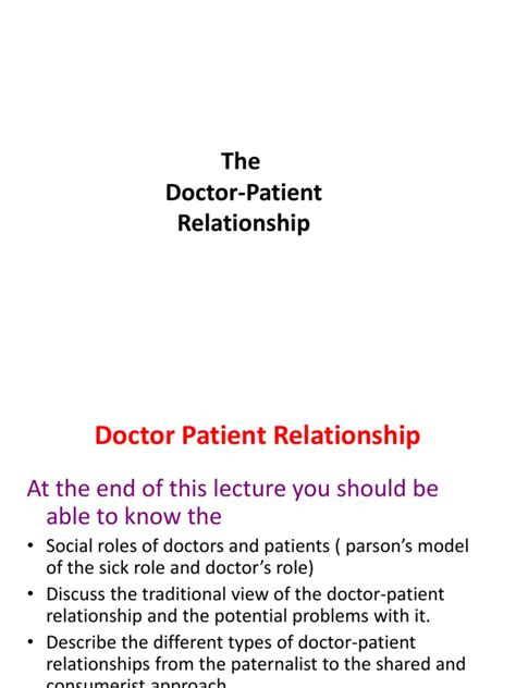 121009 6 Doctor Patient Relationship For Batch 18 Physician Autonomy