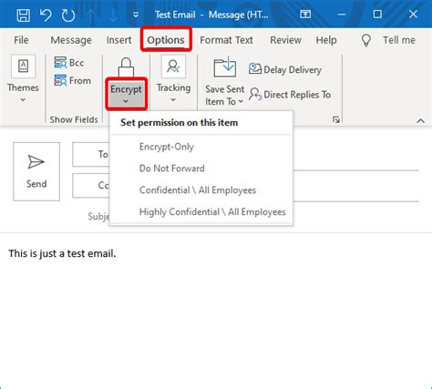 How To Encrypt Outlook With Office 365