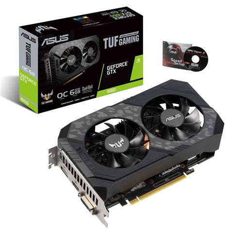 Asus Geforce Tuf Gtx1660 Super Oc 6gb Ddr6 Graphic Card Pc Image