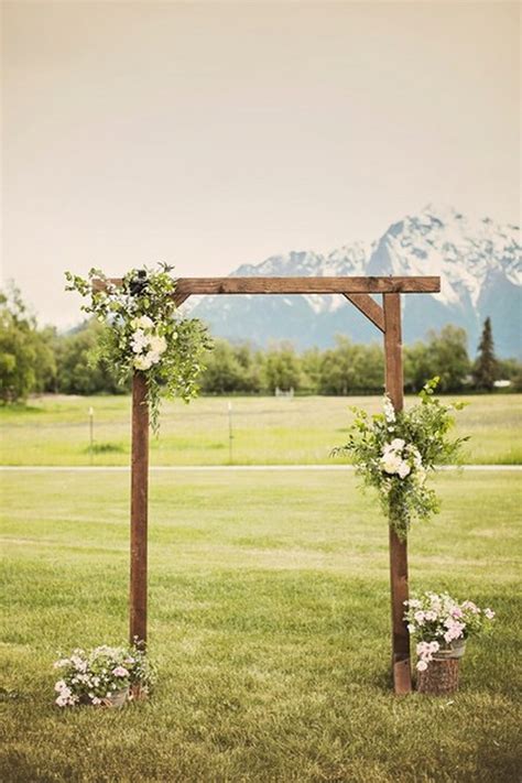 White And Greenery Simple Wedding Arch Ideas Simple W - vrogue.co