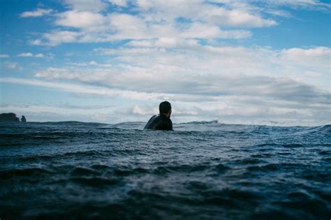 Wallpaper Id 226774 Person Floating In The Ocean At Piha Beach
