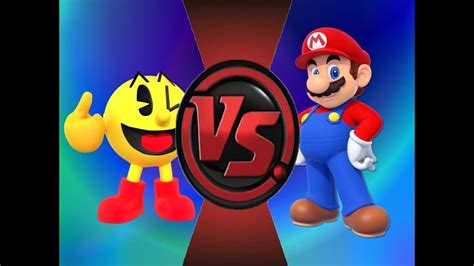 Mario Vs Pac Man Rematch Nintendo Vs Namco Brock Battles Youtube
