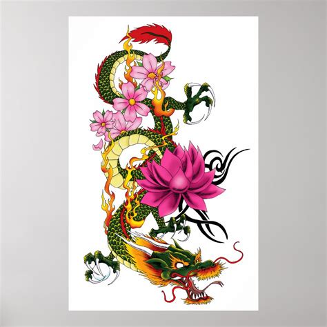 Chinese Dragon Poster Zazzle