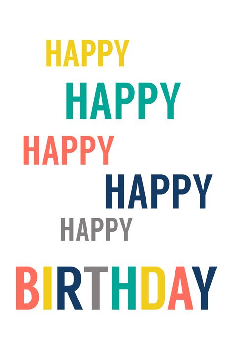 Free Printable Happy Birthday Card Francesco Printable