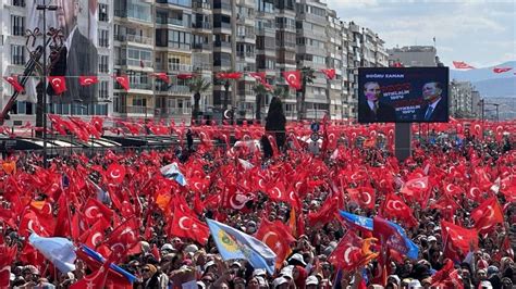 29 Nisan Erdoğan İzmir Mitingine Kaç Kişi Katıldı Ak Parti Erdoğan İzmir Mitinginde Kaç Bin