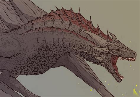 Drogon Desenho de dragão Dragões Criaturas estranhas