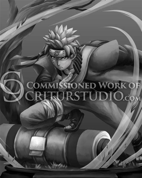 Commission Naruto Statue Concept By Andytantowibelzark On Deviantart