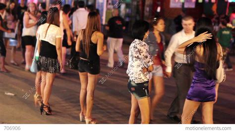 Prostitutes Are Waiting For Costumer Stock Video Footage 706906