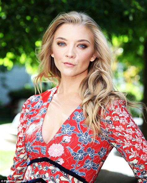 Natalie Dormer Looks Sensational In A Chic Red Floral Dress Natalie