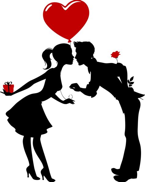 Valentines Illustration Silhouette Art Love Wallpapers Romantic