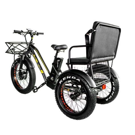 Bpm Bikes R 750x Rickshaw Electric Fat Tire Tricycle