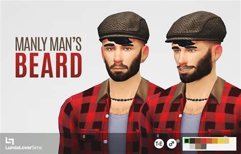 My Sims 4 Blog Manly Mans Beard By Lumialover Sims