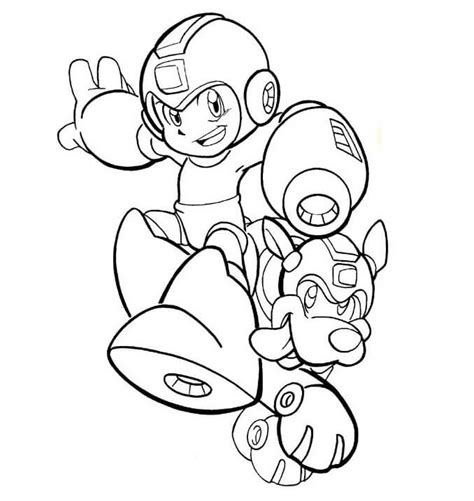 Mega Man Coloring Pages Free Printable Coloring Pages For Kids