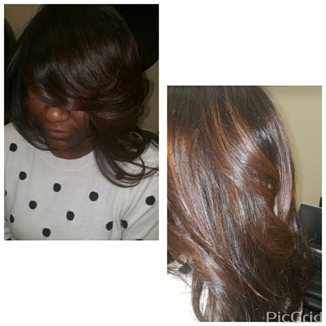 Full Weave With Highlights Mobile Beauty Salon Mobile Beauty Hair