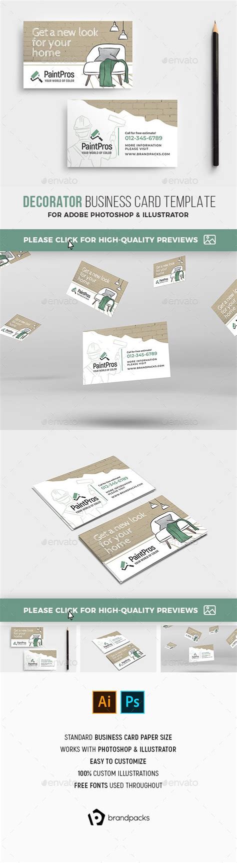 decorator business card decorator business card business card
