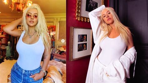 Christina Aguilera Posa En Topless Para Anunciar Su Participaci N En El