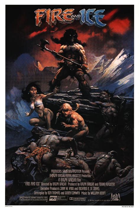 Pin By Mychal Bowden On Films Fire And Ice Frank Frazetta Classic