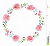 Watercolor Flower Wreath Pictures