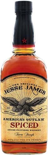 Jesse James Americas Outlaw Spiced Flavored Sipn Bourbon