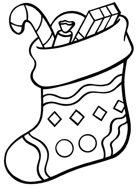 Christmas Sock Drawing At Getdrawings Free Download